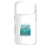 Carcasa para iPhone 17 Pro Divertido Juego de Palabras de Pesca I'Ll Be In My Offish Fish Humor