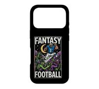 Carcasa para iPhone 17 Pro Divertido Jugador de fútbol de fantasía vence a los Monstruos Diciendo