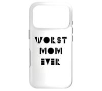 Carcasa para iPhone 17 Pro Divertido, la Peor mamá, el día de la Madre, Retro, Vintage