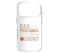 Carcasa para iPhone 17 Pro Divertido Pickleball Dad Pickleball Ninja para Hombre