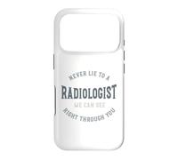 Carcasa para iPhone 17 Pro Divertido Radiología Juego de Palabras Radiólogo Humor