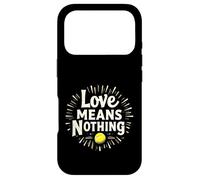 Carcasa para iPhone 17 Pro Divertido Regalo de Cita de Tenis Love Means Nothing