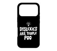Carcasa para iPhone 17 Pro Divertido Regalo para Terapeuta de concienciación sobre la Dislexia, para Hombres y Mujeres