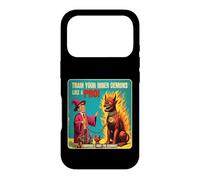 Carcasa para iPhone 17 Pro Divertido Retro Oculto Entrena Tus Demonios Interiores Vintage