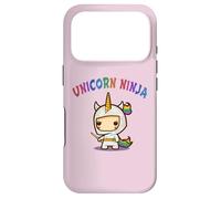 Carcasa para iPhone 17 Pro Divertido Unicornio Ninja cumpleaños niña Equipo Princesa tripulación Rosa