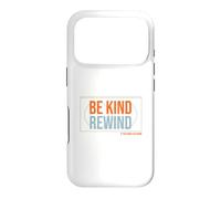 Carcasa para iPhone 17 Pro Divertido y nostálgico Be Kind Rewind en VHS