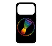 Carcasa para iPhone 17 Pro Djembe Tambor África para LGBTQ+ Músico para Baterista Gay