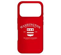 Carcasa para iPhone 17 Pro DMV Local Washington D.C. Emblema del Distrito de Columbia
