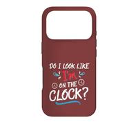 Carcasa para iPhone 17 Pro Do I Look Like I'm On The Clock Funny Workplace Humor