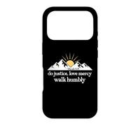 Carcasa para iPhone 17 Pro Do Justice Love Mercy Walk Humbly Bible Verse Micah 6:8 God