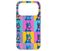 Carcasa para iPhone 17 Pro Doberman - Pajarita Colorida con diseño de Perro