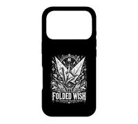 Carcasa para iPhone 17 Pro Doblado Deseo Mil Oraciones Levantar Grulla de Origami