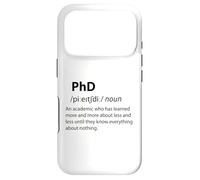 Carcasa para iPhone 17 Pro Doctorado Divertido Diccionario Definición Doctorado Estudiante Graduación