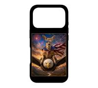 Carcasa para iPhone 17 Pro Doe on Bald Eagle - Gafas de Bandera Estadounidense con Ciervo Femenino