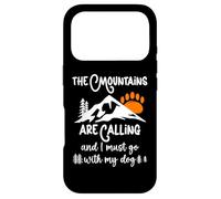 Carcasa para iPhone 17 Pro Dog Mountains Are Calling I Must Go Hiking Dogs Take a Hike