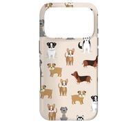 Carcasa para iPhone 17 Pro Dog Pattern Pet Lovers Cute Doggie Breeds