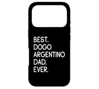 Carcasa para iPhone 17 Pro Dogos Argentinos Best Dogo Argentino Dad Ever