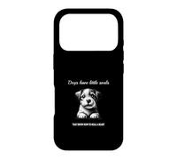 Carcasa para iPhone 17 Pro Dogs Have Little Souls That Know How to Heal a Heal Heart