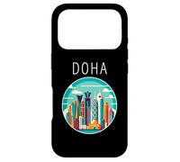 Carcasa para iPhone 17 Pro Doha Paisaje Art Deco Qatar