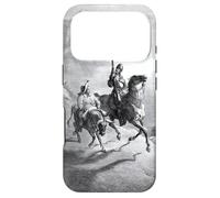 Carcasa para iPhone 17 Pro Don Quijote asícomo Sancho Saliendo de Gustave Dore (1863)