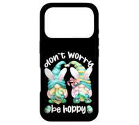 Carcasa para iPhone 17 Pro Don`t Worry Be Hoppy with Cute Bunny Ears and Easter GNOME