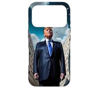 Carcasa para iPhone 17 Pro Donald Trump Surrealismo Arte Movimiento Retrato