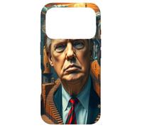 Carcasa para iPhone 17 Pro Donald Trump Surrealismo Arte Movimiento Retrato