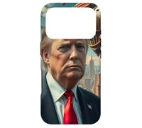 Carcasa para iPhone 17 Pro Donald Trump Surrealismo Arte Movimiento Retrato