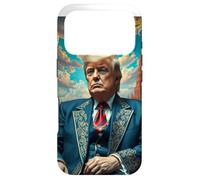Carcasa para iPhone 17 Pro Donald Trump Surrealismo Arte Movimiento Retrato