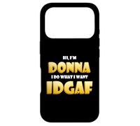 Carcasa para iPhone 17 Pro Donna Joke Idgaf Meme Funny Halloween Costume For Donnas