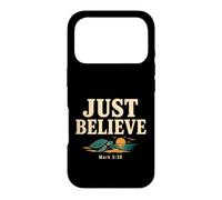 Carcasa para iPhone 17 Pro Don't Be Afraid Just Believe Mark 5:36 Sea Turtle Faith