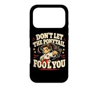 Carcasa para iPhone 17 Pro Don't Let The Ponytail Fool You Karate Girls Cinturón Negro