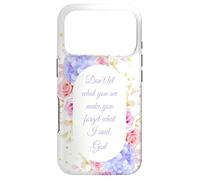 Carcasa para iPhone 17 Pro Don't Let What You See - Women Girls Floral Christian Faith