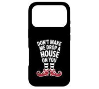 Carcasa para iPhone 17 Pro Don't Make Me Drop A House On You Funny Halloween Costume