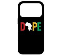 Carcasa para iPhone 17 Pro Dope Africa Map Juneteenth Pan African Pride