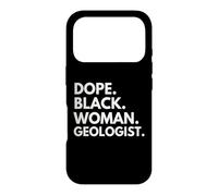 Carcasa para iPhone 17 Pro Dope Black Woman Geólogo empoderado Mes de la Historia Negra