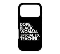 Carcasa para iPhone 17 Pro Dope Black Woman Special ED Teacher Orgullo afroamericano