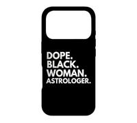 Carcasa para iPhone 17 Pro Dope Mujer Negra Astróloga Astrología Mes de la Historia Negra