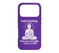 Carcasa para iPhone 17 Pro Doubt Everything v2 Buda Zen Mindfulness Line Art