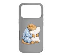 Carcasa para iPhone 17 Pro Dragón Barbudo durmiendo en Lindos Pijamas Dormir