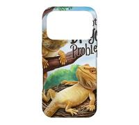 Carcasa para iPhone 17 Pro Dragón Barbudo: Tengo un Problema de dragón Reptiles sarcásticos