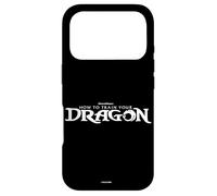 Carcasa para iPhone 17 Pro DreamWorks How To Train Your Dragon Logo Black and White