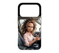 Carcasa para iPhone 17 Pro Driving To Work Meme Funny