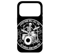 Carcasa para iPhone 17 Pro Drummer Skeleton Everything Will Kill You Funny