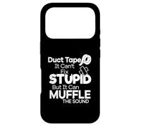 Carcasa para iPhone 17 Pro Duct Tape Can't Fix Stupid but it Can Muffle The Sound Funny