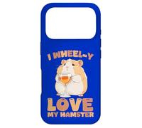 Carcasa para iPhone 17 Pro Dueño Divertido de roedores con Texto en inglés I Wheel-y Love My Hamster