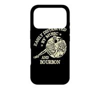 Carcasa para iPhone 17 Pro Easily Distracted by Music and Bourbon Skeleton