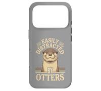 Carcasa para iPhone 17 Pro Easily Distracted by Otters Funny Otters Lovers Jokes Men