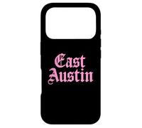 Carcasa para iPhone 17 Pro East Austin Texas 512 737 Activismo artístico Mexicano Americano Rosa