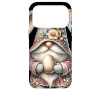 Carcasa para iPhone 17 Pro Easter GNOME Rabbit Decor with Spring Flowers For Bunny Mom